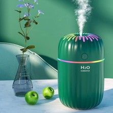 Mini Serin Sis Nemlendirici Gece Lambası Aroma USB Difüzör Seyahat Için Gevşeme Yeşil