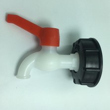 Pvc Kalın DN20 Su Yağı Ton / Ibc Namlu Için Konnektör Adaptör Vanası