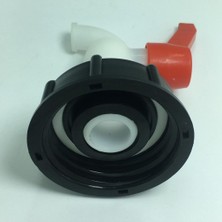 Pvc Kalın DN20 Su Yağı Ton / Ibc Namlu Için Konnektör Adaptör Vanası
