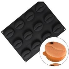 Pastry Planet 12 Porsiyon Kahve Çekirdeği Silikon Kalıp