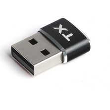 Tx USB 3.0 Erkek To Type C 3.1 Dişi Çevirici Şarj ve Data Aparatı (TX-AC-U02)