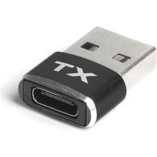 Tx USB Type-A To Type C Çevirici Şarj ve Data Aparatı (TX-AC-U02)