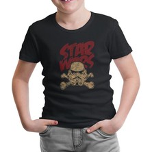 Lordd T-Shirt Star Wars - Stormtrooper Siyah Çocuk Tshirt