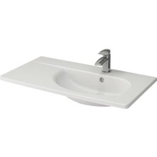 Bocchi Taormina Arch Etajerli Lavabo 86 cm Mat Beyaz 1020-002-0126