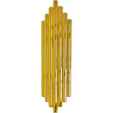 Semco   Altın / Gold  Renk Kaplamalı Quartz Duvar Apli̇k