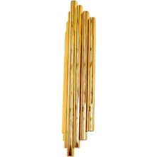 Semco   Altın / Gold  Renk Kaplamalı Quartz Duvar Apli̇k