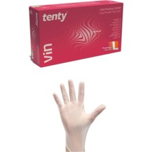 Tenty Vinil Pudrasız Şeffaf Eldiven