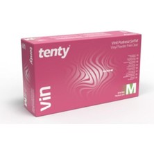 Tenty Vinil Pudrasız Şeffaf Eldiven