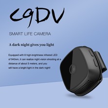 Hua3C C9-Dv 1080P Dvr Mini Eylem Kamerası - Siyah (Yurt Dışından)