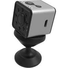 Hua3C 1080 P Hd Su Geçirmez Mini Eylem Kamerası - Gümüş (Yurt Dışından)