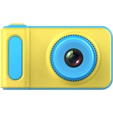 Hua3C Çocuklar Için Dijital Eylem Kamerası - Mavi Sarı (Yurt Dışından)