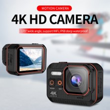 Hua3C SC002 4K Hd Uzaktan Kumandalı Aksiyon Kamerası - Yeşil (Yurt Dışından)