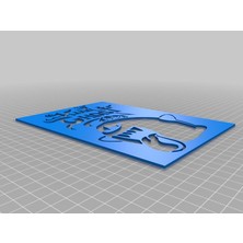 Aldım Geldi Menü Yükseltme Şablonu Plastik Aparat