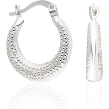 Adal Silver Kadın 925 Ayar Gümüş Şarnel Küpe