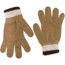 Eleven Markets Kahverengi Eldiven Erkek Çocuk Kışlık Eldiven 8-12 Yaş