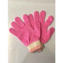 Eleven Markets Pembe Eldiven Kız Çocuk Kışlık Eldiven 8 -12 Yaş