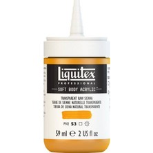 Liquitex : Professional Soft Body : Akrilik Boya : 59 ml : Transparent Raw Sienna 332 S3
