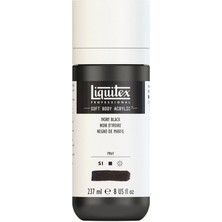 Liquitex : Professional Soft Body : Akrilik Boya : 237 ml : Ivory Black 244 S1