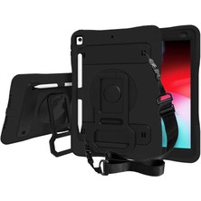 MobaxAksesuar Apple iPad 9. Nesil 10.2 Kılıf Airtag Bölmeli Defender Case A2602 A2603 A2604 A2605