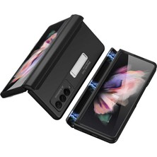 MobaxAksesuar Samsung Galaxy Z Fold 3 Kılıf M-Magnet Standlı Kılıf Siyah