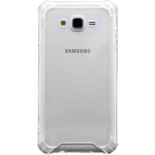MobaxAksesuar Samsung Galaxy J7 Kılıf Şeffaf Nitro Anti Shock Kapak Renksiz