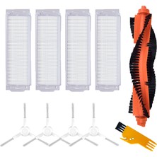 Mija Xiaomi Mop Pro (STYTJ02YM) Uyumlu 10 Parça Yedek Beyaz Filtre Fırça Seti