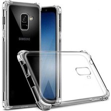 MobaxAksesuar Samsung Galaxy J6 Plus Kılıf Şeffaf Nitro Anti Shock Kapak Renksiz