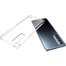 MobaxAksesuar Oppo Reno 4 Pro 4g Kılıf Şeffaf Nitro Anti Shock Kapak Renksiz