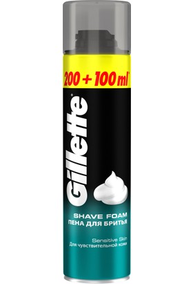 Gillette Tıraş Köpüğü Hassas Ciltler İçin 300 ml