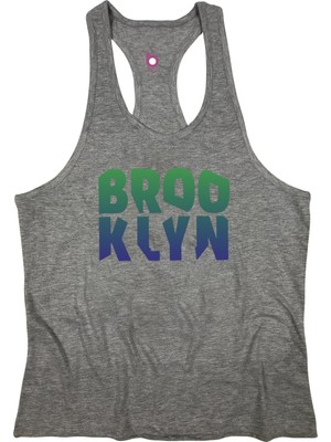 Bluu Brooq  Fitness Gym Tank Top Sporcu Atleti
