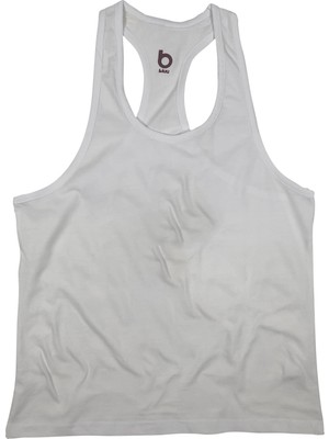 Bluu Basic Sporcu Atleti Fitness Gym Tank Top Yazlık Moda Nefes Alabilir Kumaş ile Rahat Kesim