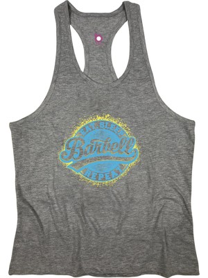 Bluu Barbell  Fitness Gym Tank Top Sporcu Atleti