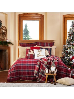 Karaca Home Woodland Kırmızı Tek Kişilik Cozy Comfort Set