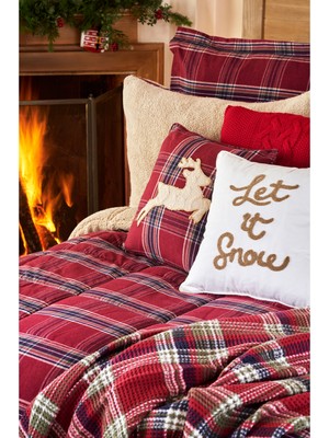 Karaca Home Woodland Kırmızı Tek Kişilik Cozy Comfort Set