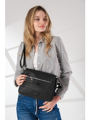 Just Polo Kadın 3 Bölmeli Ayarlanabilir Uzun Askılı Postacı ve Omuz Çantası PBU4013