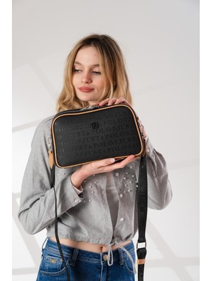 Just Polo Kadın Ayarlanabilir Askılı 6 Bölmeli Mini El ve Omuz Çantası PBU4023