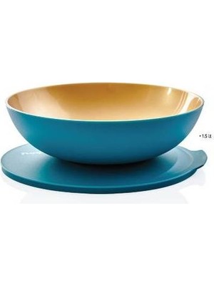 Tupperware Berrak Yeşil-Gold Saklama Kabı 1,5 Lt