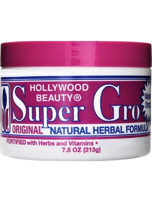 Hollywood Beauty Supergro Natural Herbal Bitkisel Bakım Yağı 213 gr