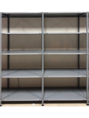 Güney Güneyraf 5 Katlı Duble 2 Li Galvaniz Çelik Raf Arşiv Depo Kiler Rafı 31 x 93 x 200 cm