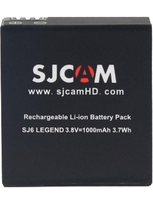 Sjcam Sj6 Legend 4K Aksiyon Kamera Yedek Bataryası