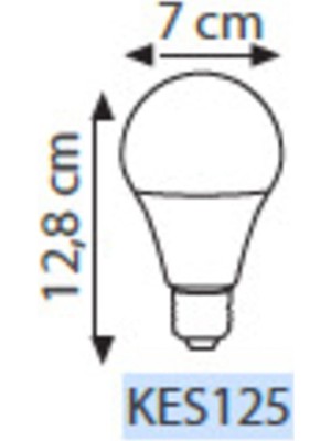 K2 10W E27 Duylu LED Ampul Beyaz Işık 6500K 10 Adet