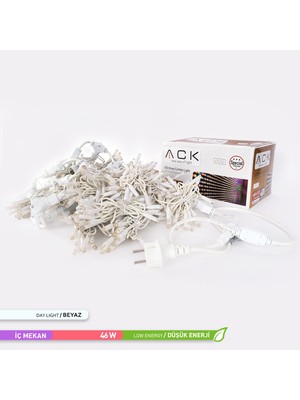 Ack 400 LED Li LED Perde 6500K Beyaz Işık 220 V