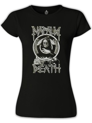 Lordd T-Shirt Napalm Death - Life? Siyah Bayan Tshirt