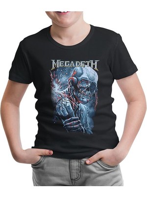 Lordd T-Shirt Megadeth Siyah Çocuk Tshirt