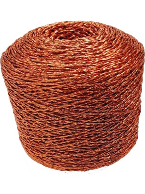 Angel Çanta Aksesuar Özel Sarım Simli Kağıt Ip Kiremit No:30