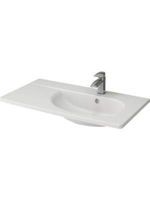 Bocchi Taormina Arch Etajerli Lavabo 86 cm Mat Beyaz 1020-002-0126