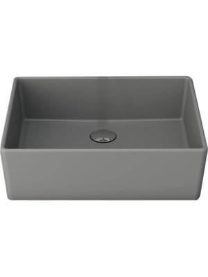 Bocchi Milano Çanak Lavabo 50 cm Mat Gri 1215-006-0125