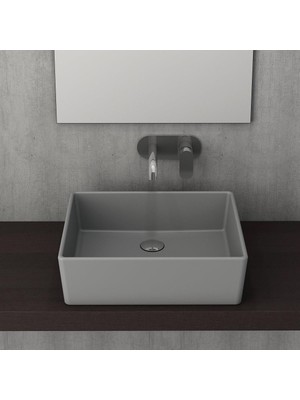 Bocchi Milano Çanak Lavabo 50 cm Mat Gri 1215-006-0125