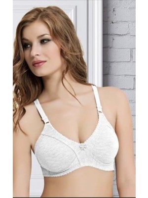 Nbb 351 Battal Penye Sütyen Beyaz - 100