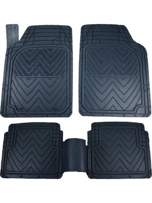 OtoLine Hummer H3 Kauçuk Siyah Oto Paspas Seti